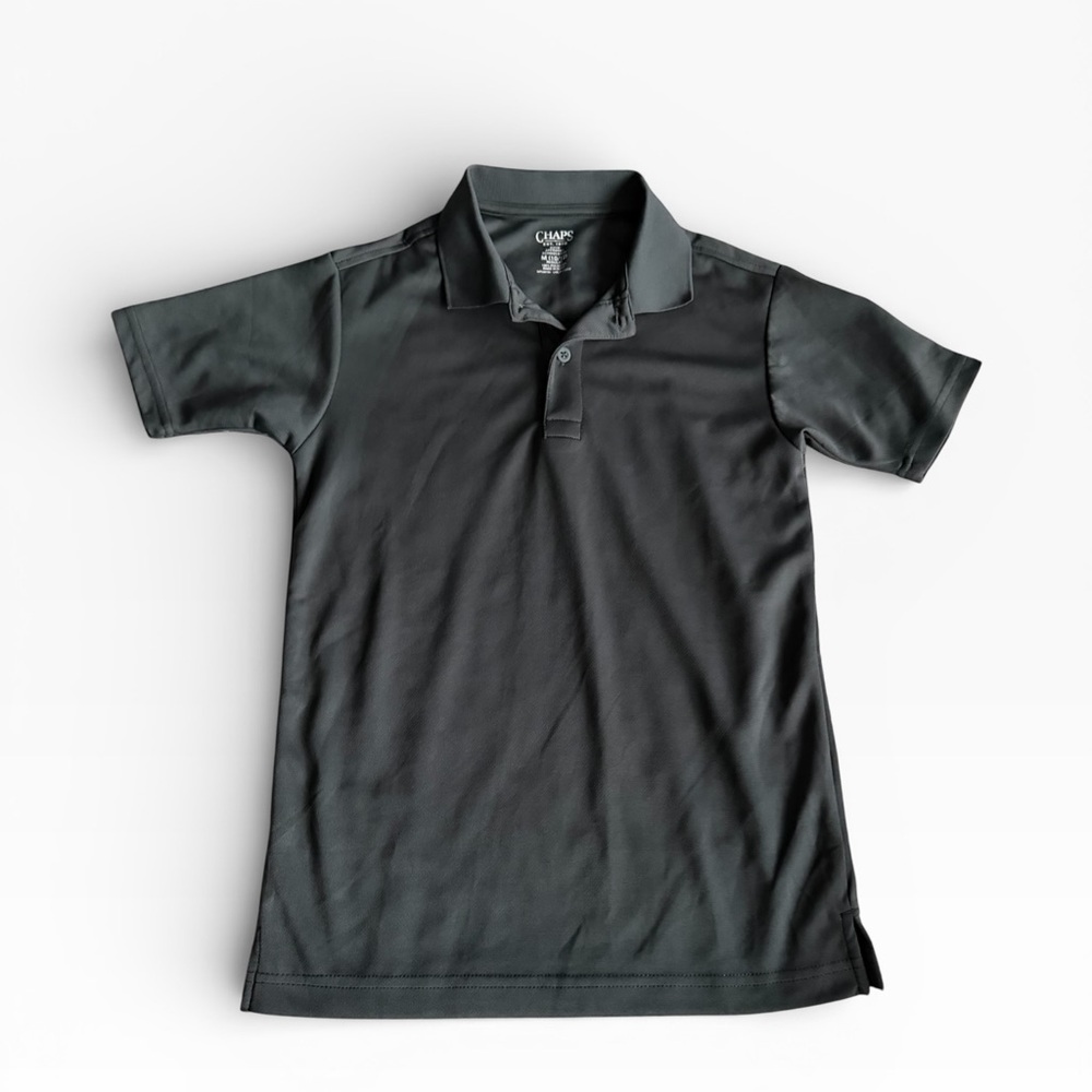 Chaps Kids Polo Shirt - Dark Gray